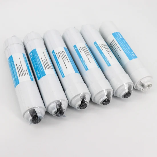 10inch Quick Fitting Inline T33 Post Activated Carbon GAC Udf Filter